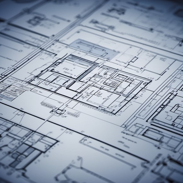 a blueprint of a house