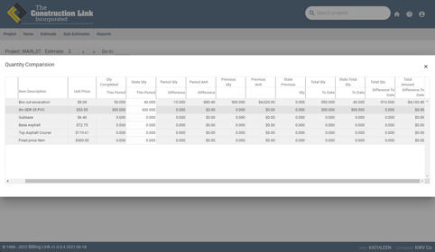 Quantity Comparison with Data